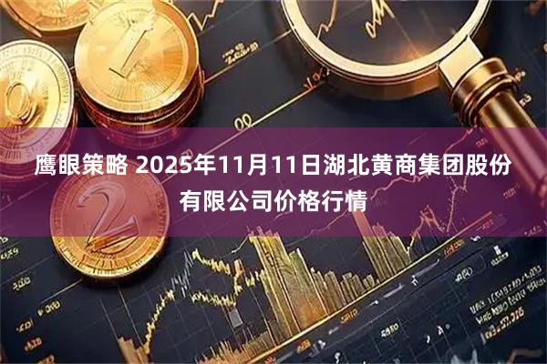 鹰眼策略 2025年11月11日湖北黄商集团股份有限公司价格行情