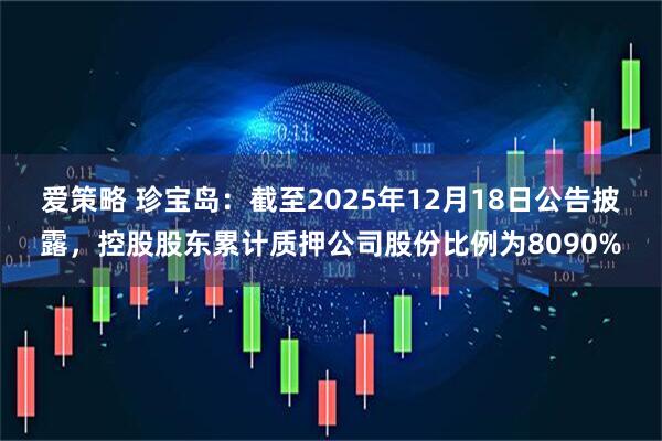 爱策略 珍宝岛：截至2025年12月18日公告披露，控股股东累计质押公司股份比例为8090%